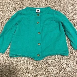 Green button up cardigan. very gently used. 100% cotton.